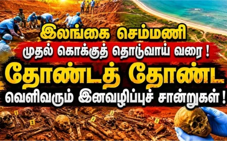 இலங்கை செம்மணி முதல் கொக்குத் தொடுவாய் வரை ! தோண்டத் தோண்ட வெளிவரும் இனவழிப்புச் சான்றுகள் !