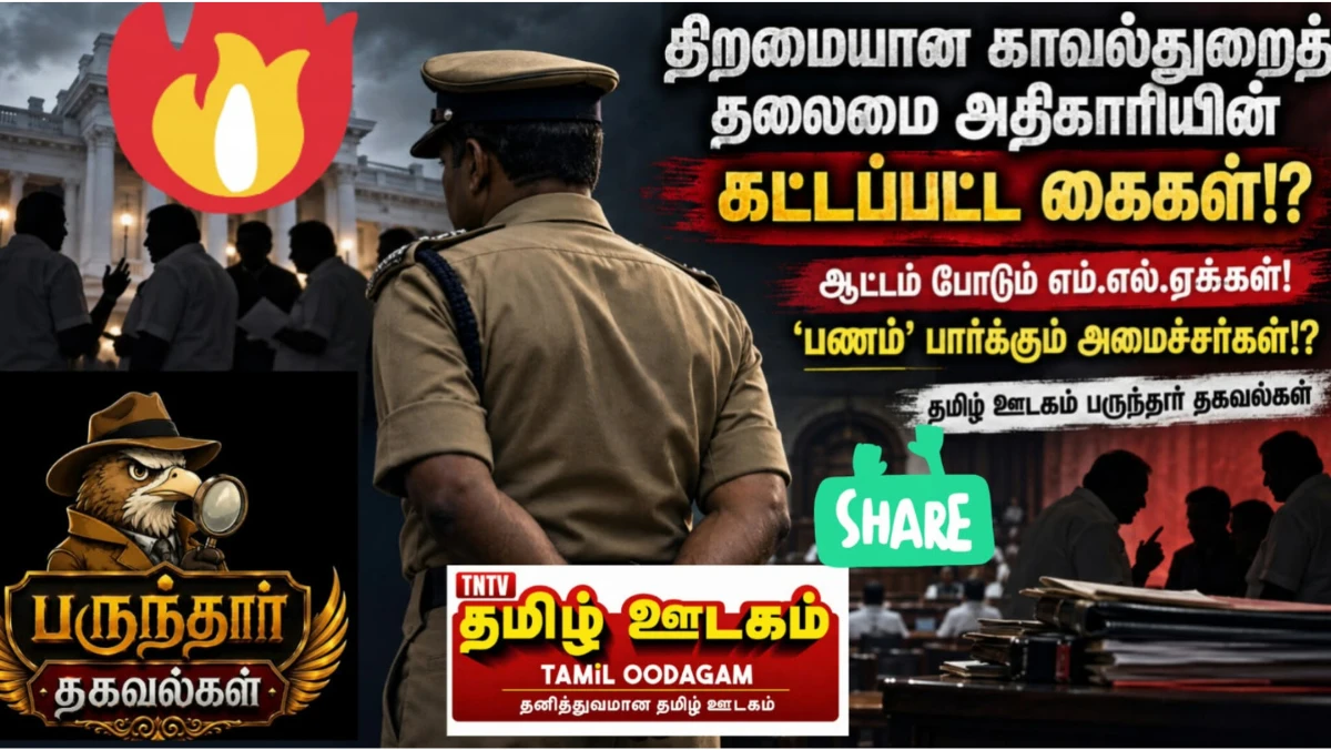 கட்டப்பட்ட காவல்துறைத் தலைமையின் கைகள்? ஆட்டம் போடும் எம்.எல்.ஏக்கள்; அமைச்சர்களைப் பற்றிய அதிர்ச்சித் தகவல்கள்!