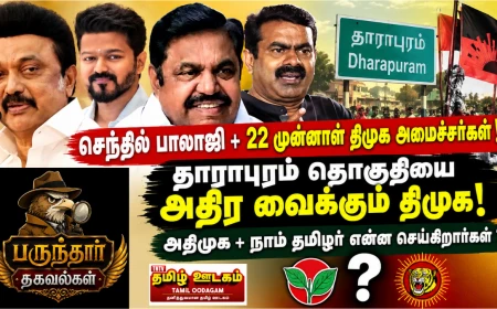 செந்தில் பாலாஜி + 22 முன்னாள் அமைச்சர்கள்; தாராபுரம் தொகுதியை அதிர வைக்கும் திமுக! | பருந்தார் தகவல்கள்