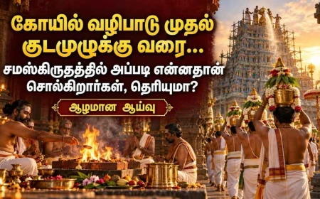 கோயில் வழிபாடு முதல் குடமுழுக்கு வரை… சமஸ்கிருதத்தில் அப்படி என்னதான் சொல்கிறார்கள், தெரியுமா? — முழுமையான ஆய்வுக் கட்டுரை