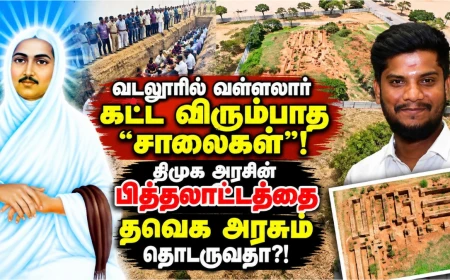 வடலூரில் வள்ளலார் கட்ட விரும்பாத ‘சாலைகள்’! திமுக அரசின் திட்டத்தை தவெக அரசும் தொடருவதா?